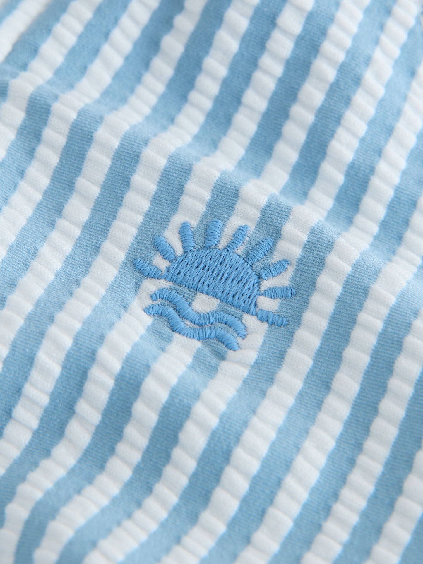 Light Blue Striped Sunsafe Swimsuit and Hat Set (3mths-7yrs) image 8
