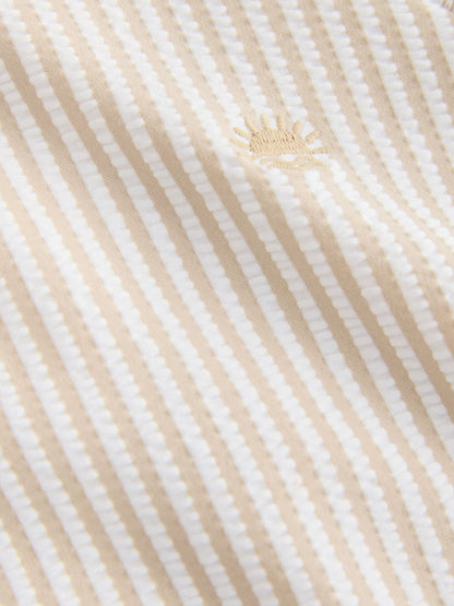Neutral Textured Rash Vest and Swim Shorts Set (3mths-7yrs) image 4
