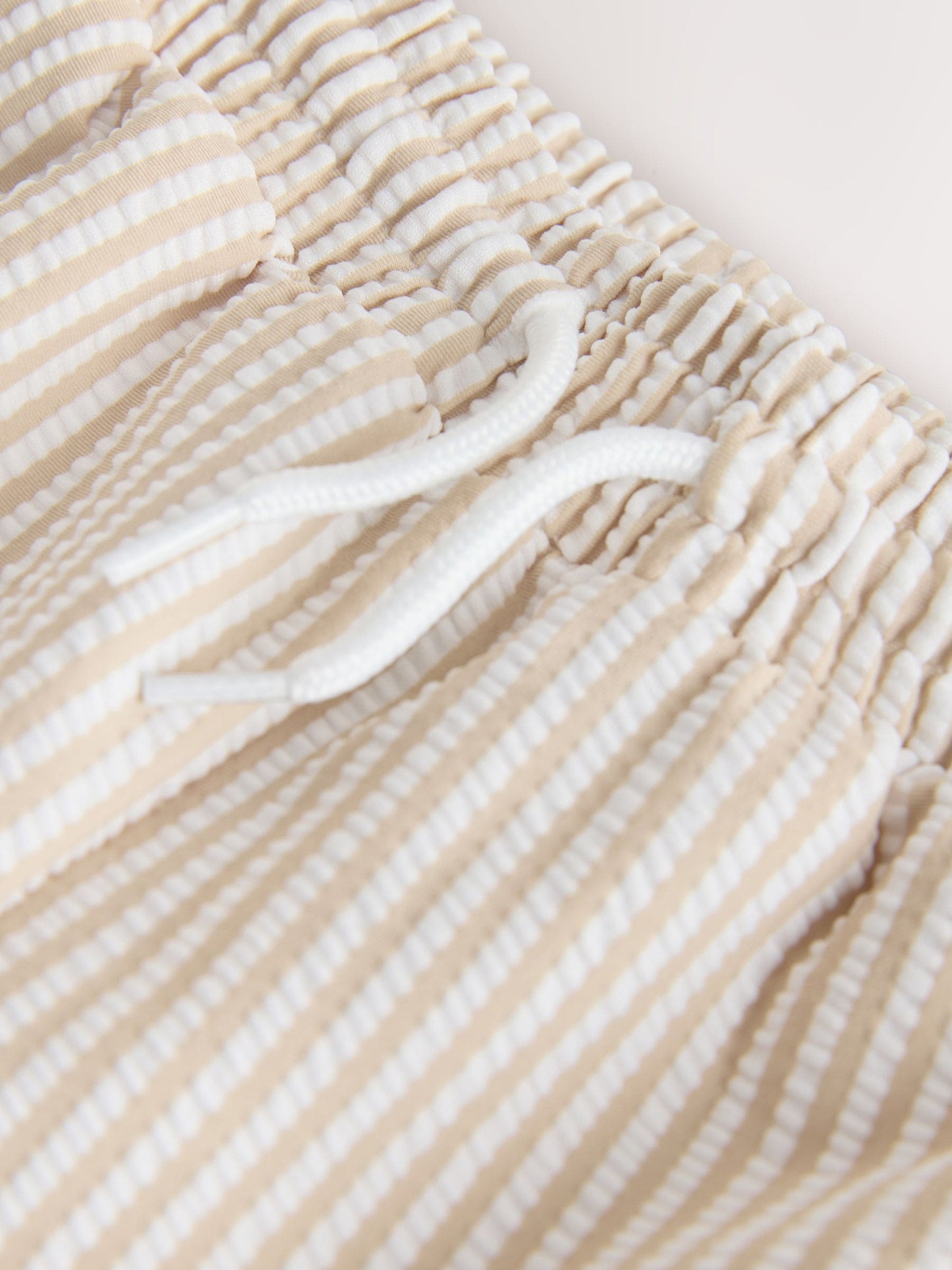 Neutral Textured Rash Vest and Swim Shorts Set (3mths-7yrs) image 7