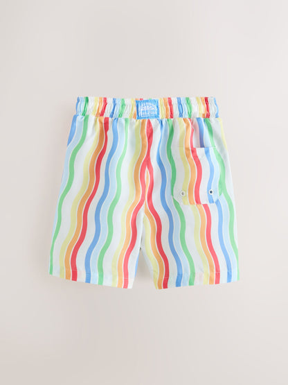 Little Bird by Jools Oliver Pastel Waves Swimshorts image 2