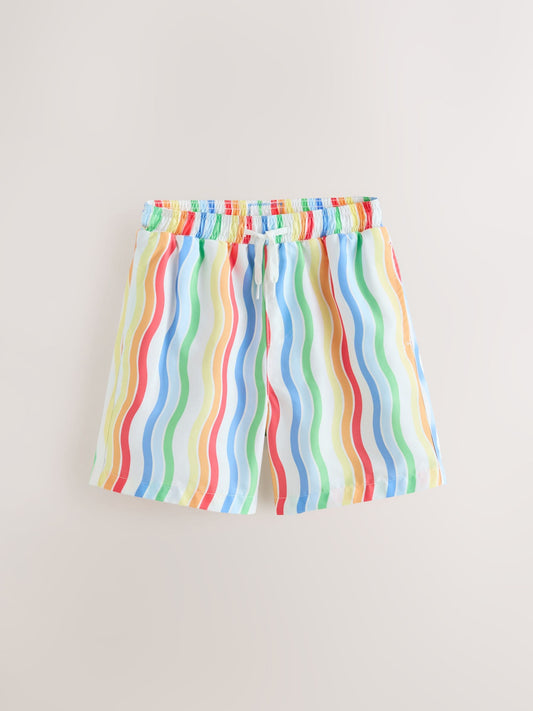 Little Bird by Jools Oliver Pastel Waves Swimshorts image 1