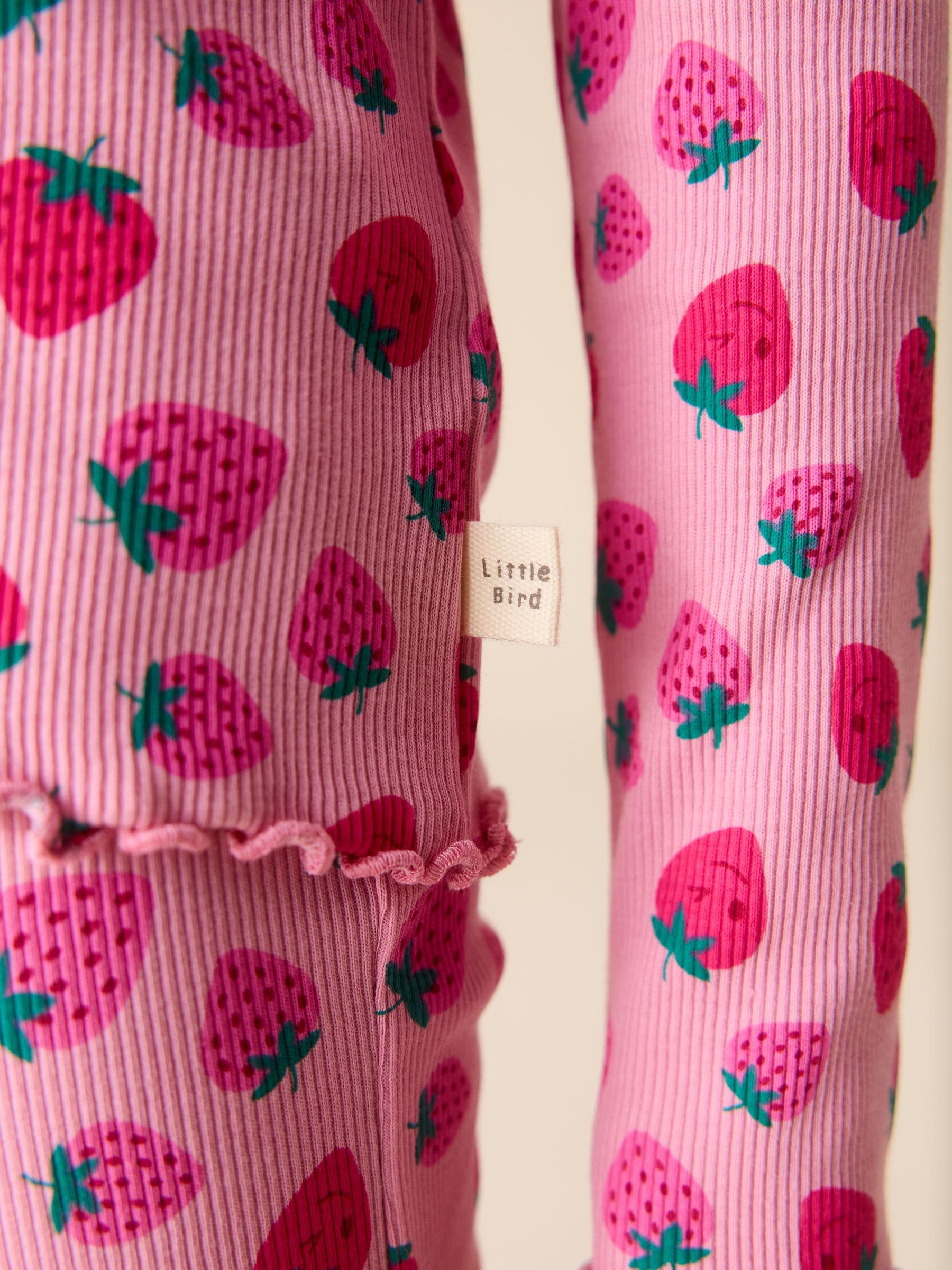 Little Bird by Jools Oliver Fruity Ribbed Jersey Tops 3 Pack image 5