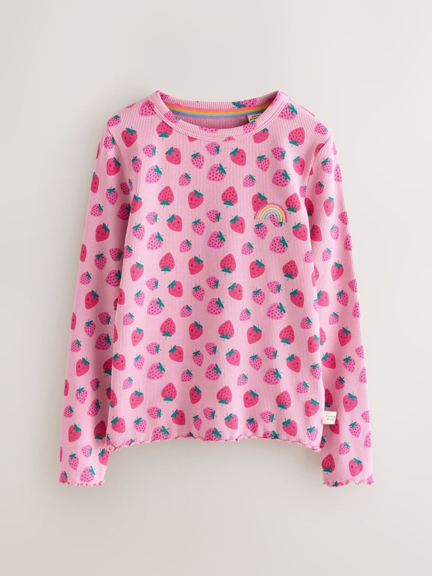 Little Bird by Jools Oliver Fruity Ribbed Jersey Tops 3 Pack image 7