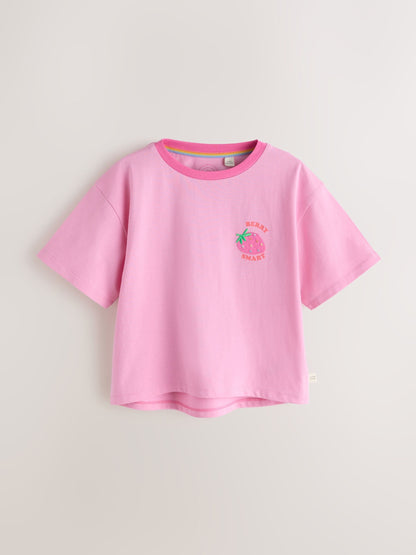 Little Bird by Jools Oliver Fruity Short Sleeve T-Shirts 3 Pack image 9