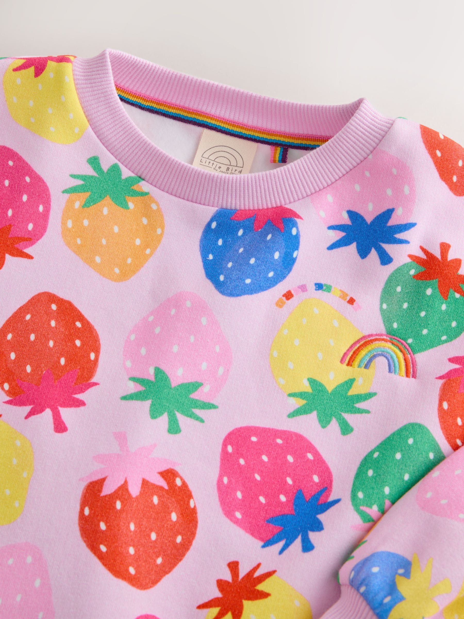 Rainbow Strawberry 2 Piece Sweater and Joggers Set image 10