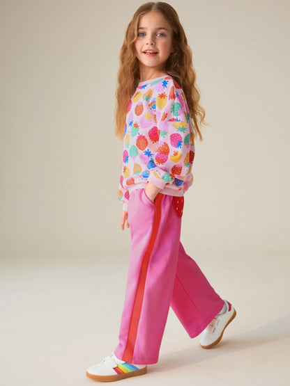Rainbow Strawberry 2 Piece Sweater and Joggers Set image 2