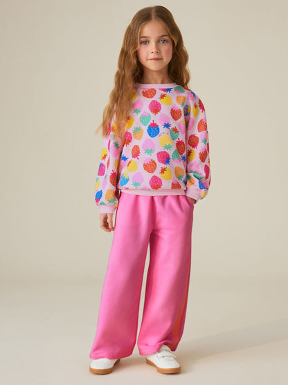 Rainbow Strawberry 2 Piece Sweater and Joggers Set image 3