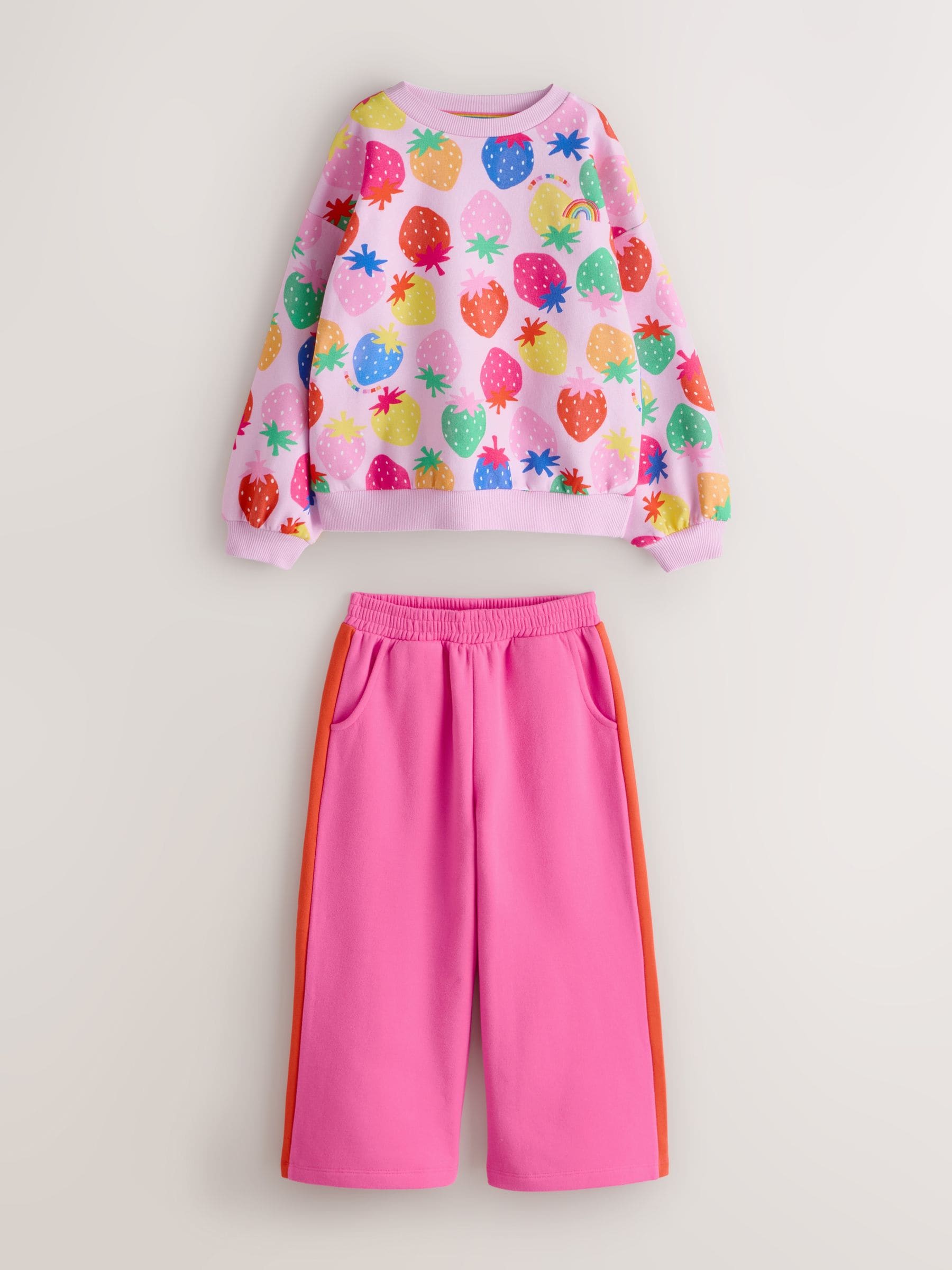 Rainbow Strawberry 2 Piece Sweater and Joggers Set image 7