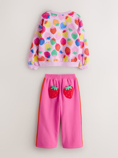Rainbow Strawberry 2 Piece Sweater and Joggers Set image 8