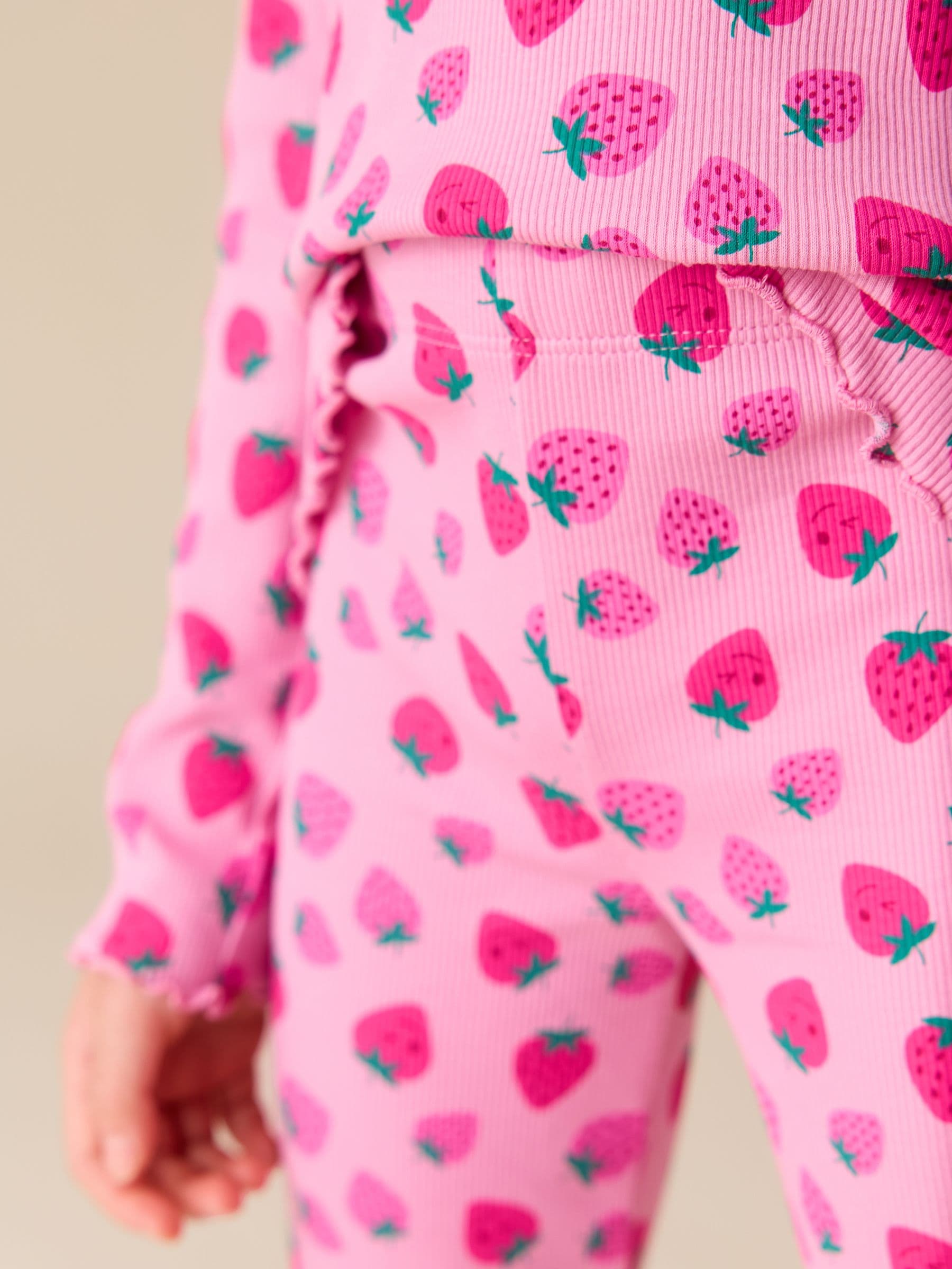 Little Bird by Jools Oliver Fruity Ribbed Jersey Kickflare Leggings 3 Pack image 3