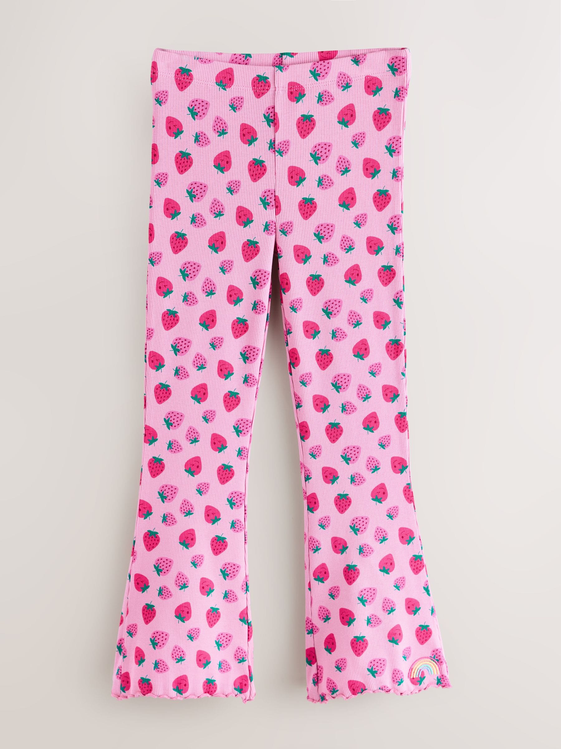 Little Bird by Jools Oliver Fruity Ribbed Jersey Kickflare Leggings 3 Pack image 5