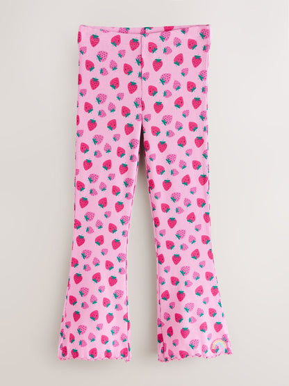 Little Bird by Jools Oliver Fruity Ribbed Jersey Kickflare Leggings 3 Pack image 5