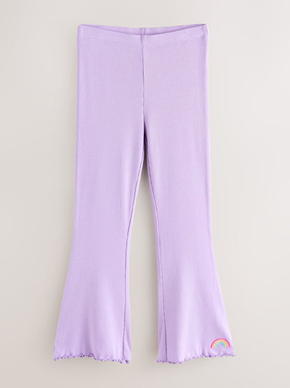 Little Bird by Jools Oliver Fruity Ribbed Jersey Kickflare Leggings 3 Pack image 7