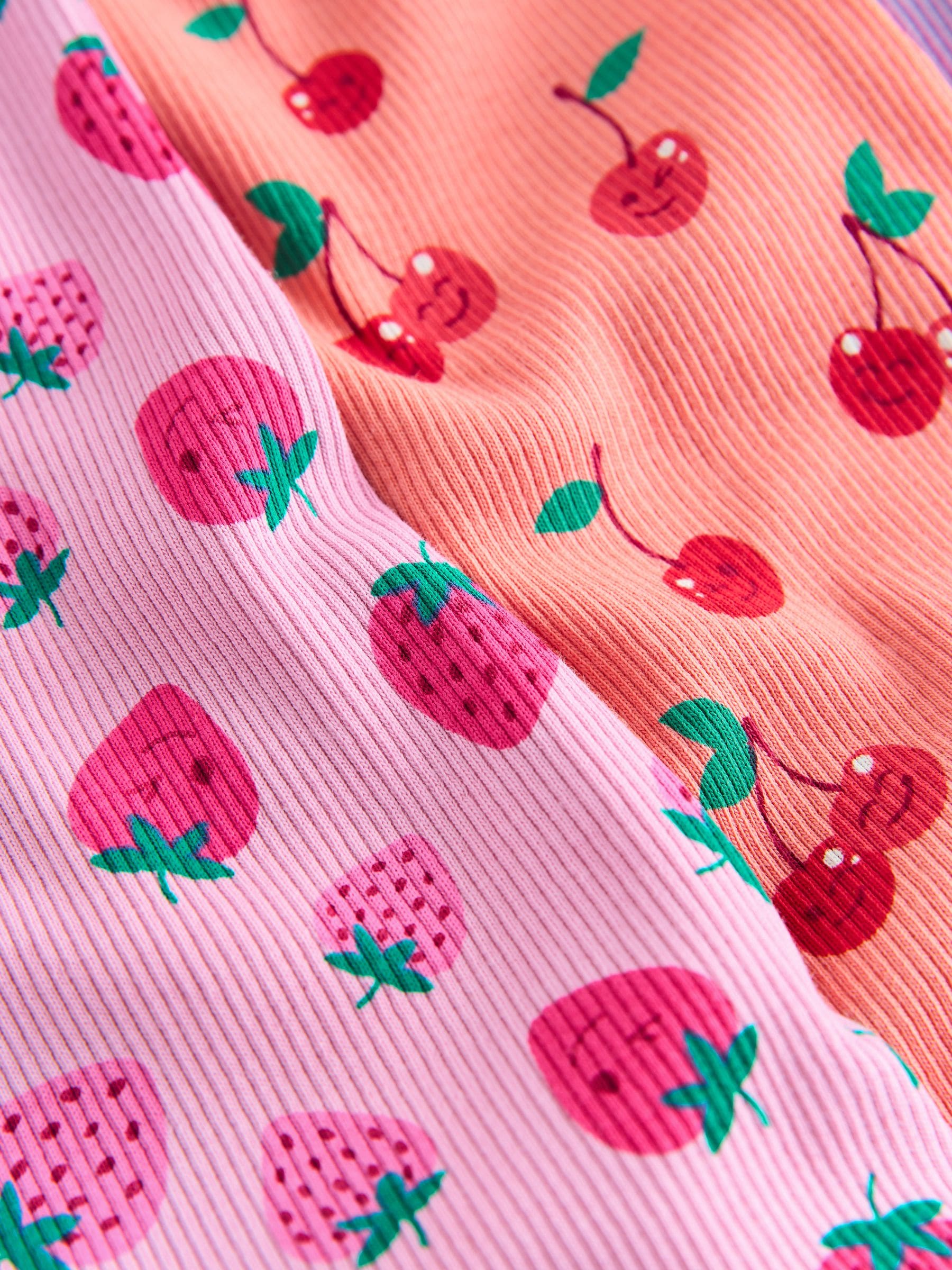 Little Bird by Jools Oliver Fruity Ribbed Jersey Kickflare Leggings 3 Pack image 9