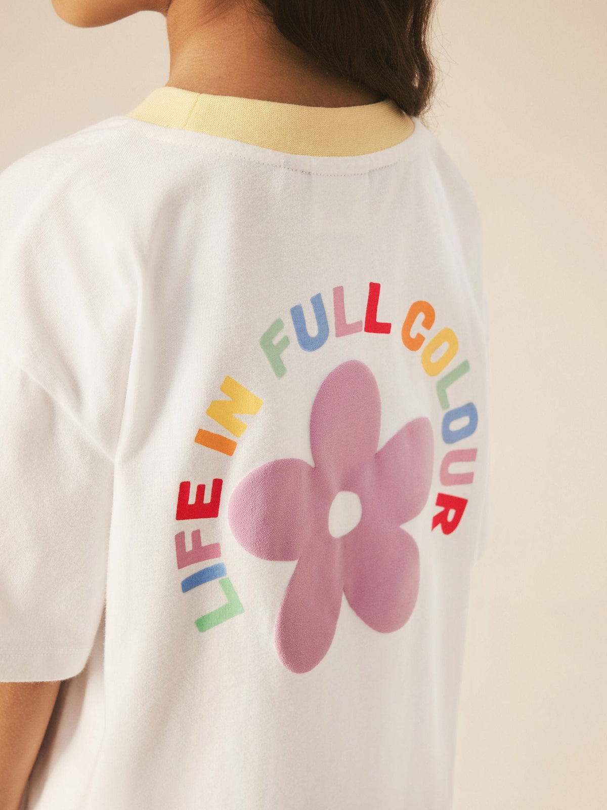 Dsiney Kidz - Little Bird by Jools Oliver Rainbow Print T-Shirt & Ribbed Cycling Shorts Set image 5