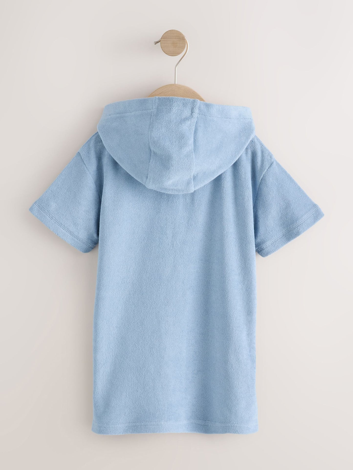 Blue Towelling Zip Through Cover-Up (3mths-7yrs) image 2