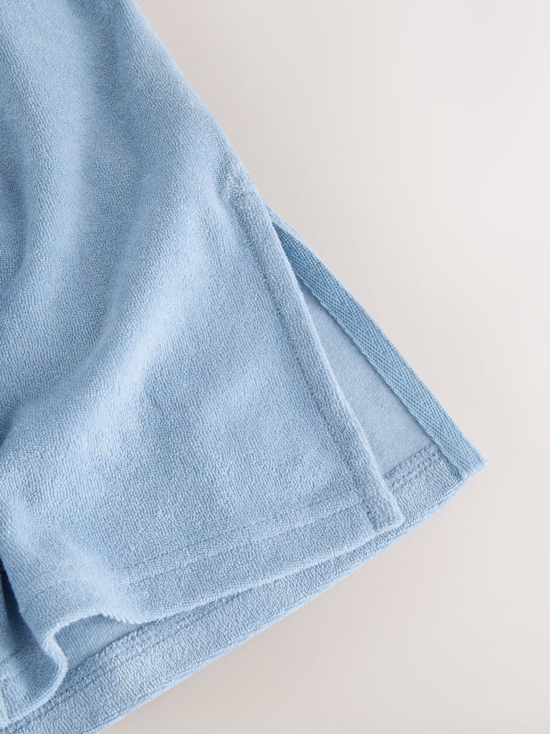 Blue Towelling Zip Through Cover-Up (3mths-7yrs) image 5