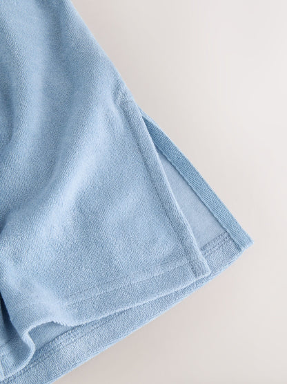 Blue Towelling Zip Through Cover-Up (3mths-7yrs) image 5