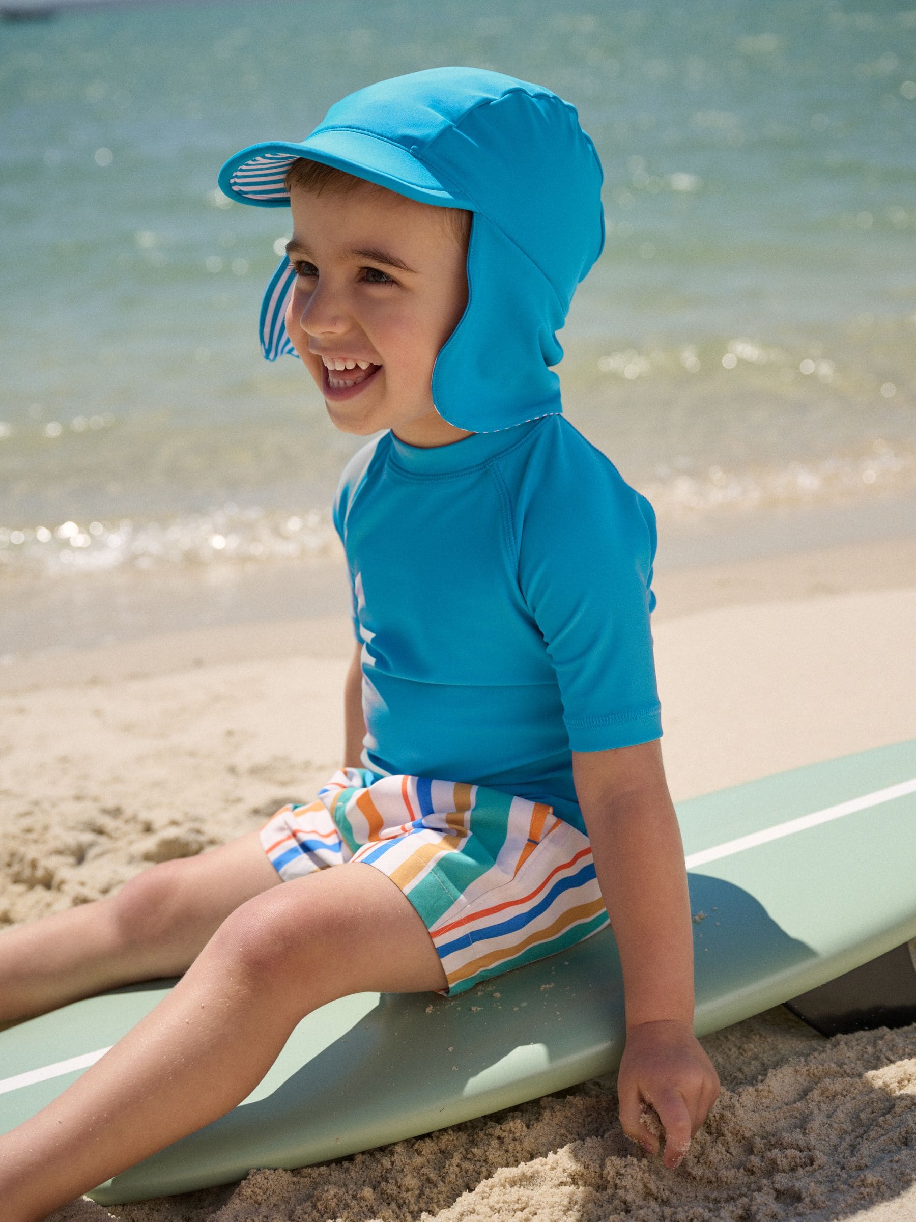 Blue Legionnaire Swim Hat (3mths-10yrs) image 2