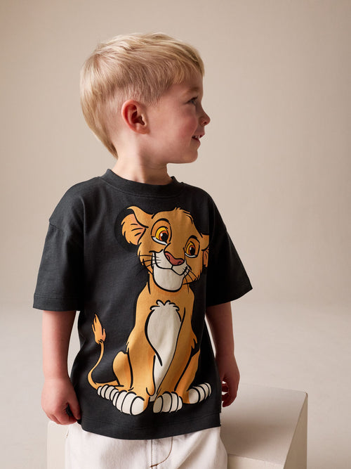 Charcoal Grey Lion King Short Sleeve T-Shirt (6mths-8yrs) image 1
