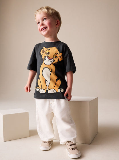 Charcoal Grey Lion King Short Sleeve T-Shirt (6mths-8yrs) image 2