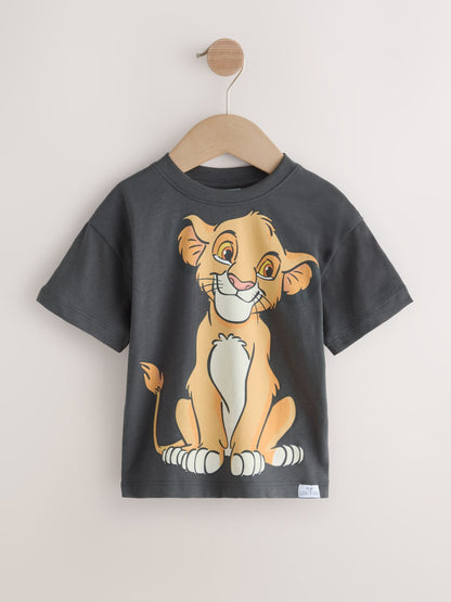 Charcoal Grey Lion King Short Sleeve T-Shirt (6mths-8yrs) image 4
