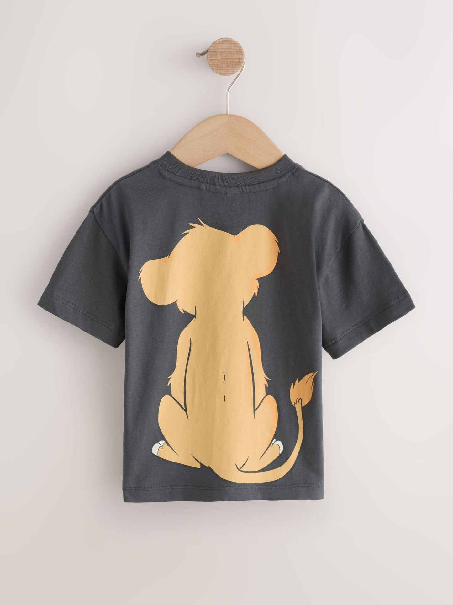Charcoal Grey Lion King Short Sleeve T-Shirt (6mths-8yrs) image 5