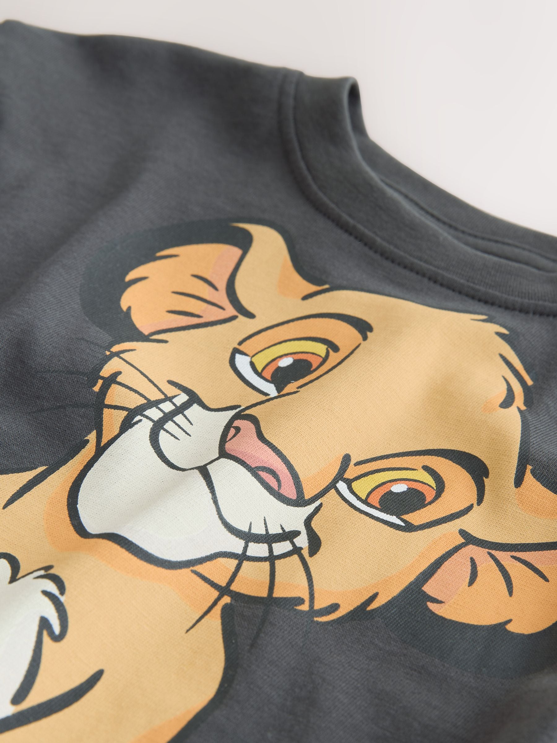Charcoal Grey Lion King Short Sleeve T-Shirt (6mths-8yrs) image 7