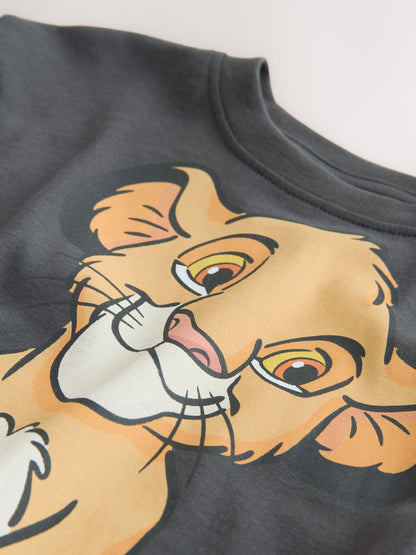 Charcoal Grey Lion King Short Sleeve T-Shirt (6mths-8yrs) image 7