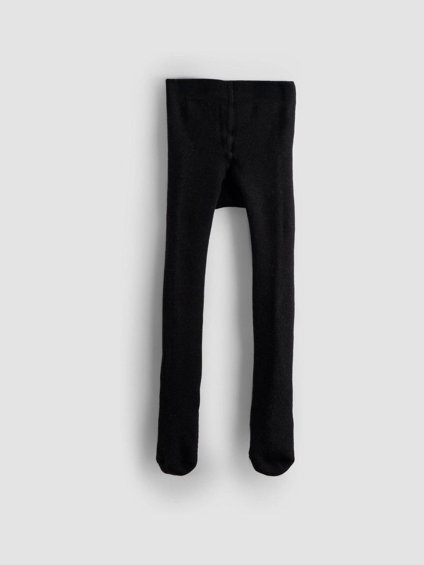 JoJo Maman Bébé Black Cotton Rich Extra Thick Tights image 2