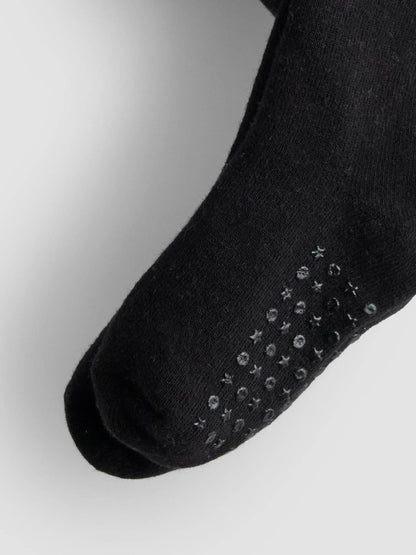 JoJo Maman Bébé Black Cotton Rich Extra Thick Tights image 3