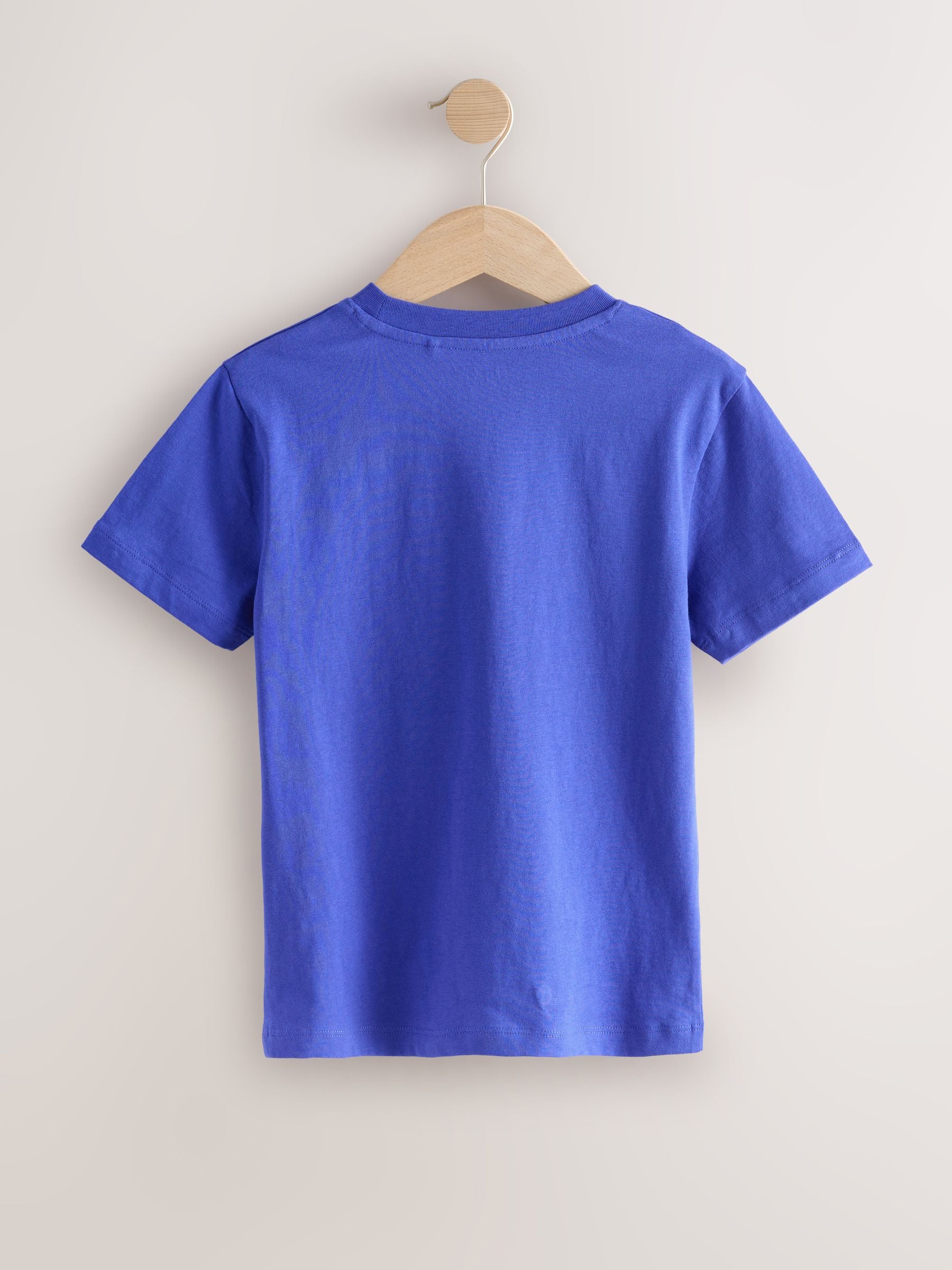 Dsiney Kidz - Cobalt Blue Short Sleeve Graphic Football T-Shirt (3-16yrs) image 2