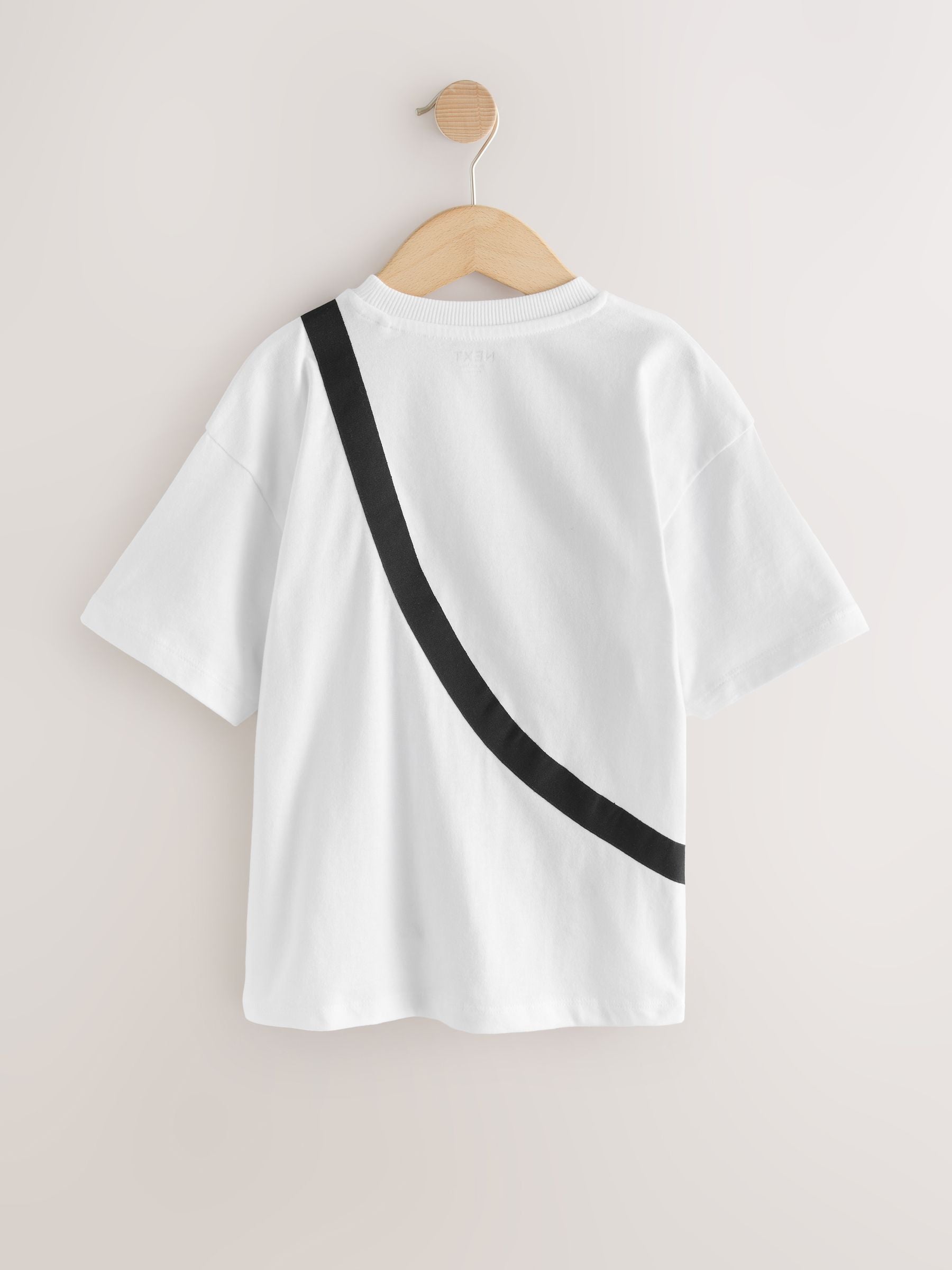 Dsiney Kidz - White/Cement Bag Pocket Short Sleeve T-Shirt (3-16yrs) image 2