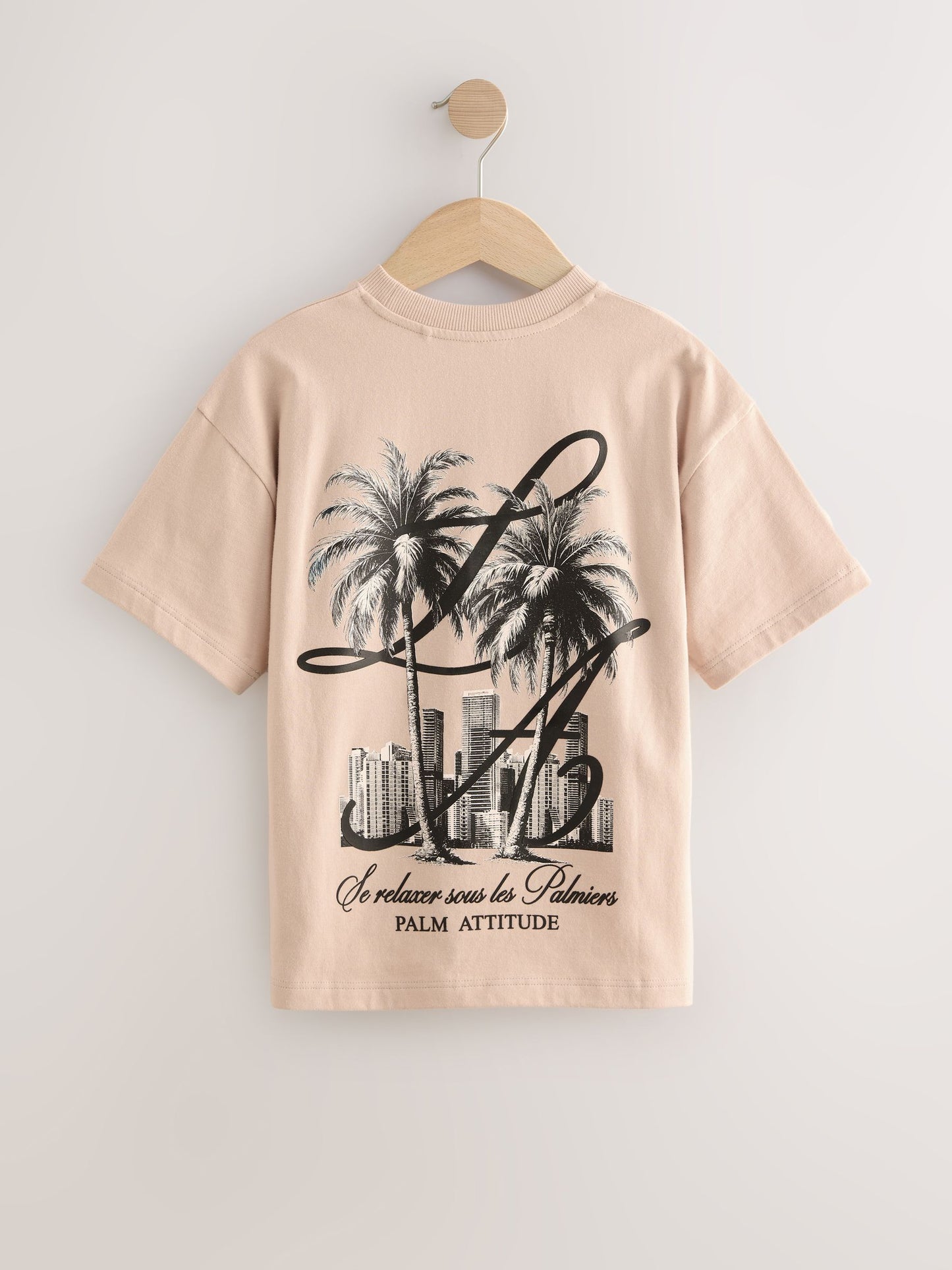 Dsiney Kidz - Navy/Stone/Brown Relaxed Fit Graphic Print Short Sleeve T-Shirts 3 Pack (3-16yrs) image 3