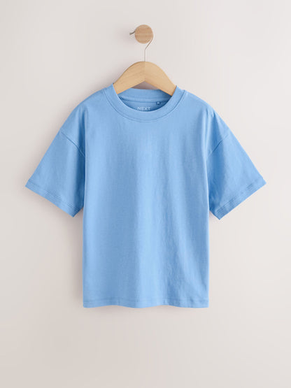 Dsiney Kidz - Green/Blue/Yellow/Purple Relaxed Fit Short Sleeves T-Shirts 4 Pack (3-16yrs) image 2
