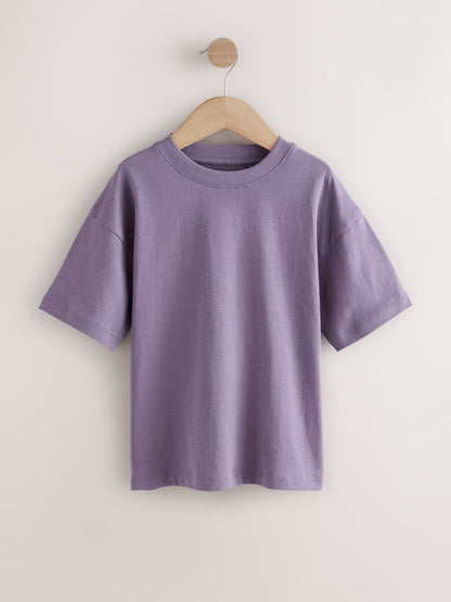 Dsiney Kidz - Green/Blue/Yellow/Purple Relaxed Fit Short Sleeves T-Shirts 4 Pack (3-16yrs) image 5