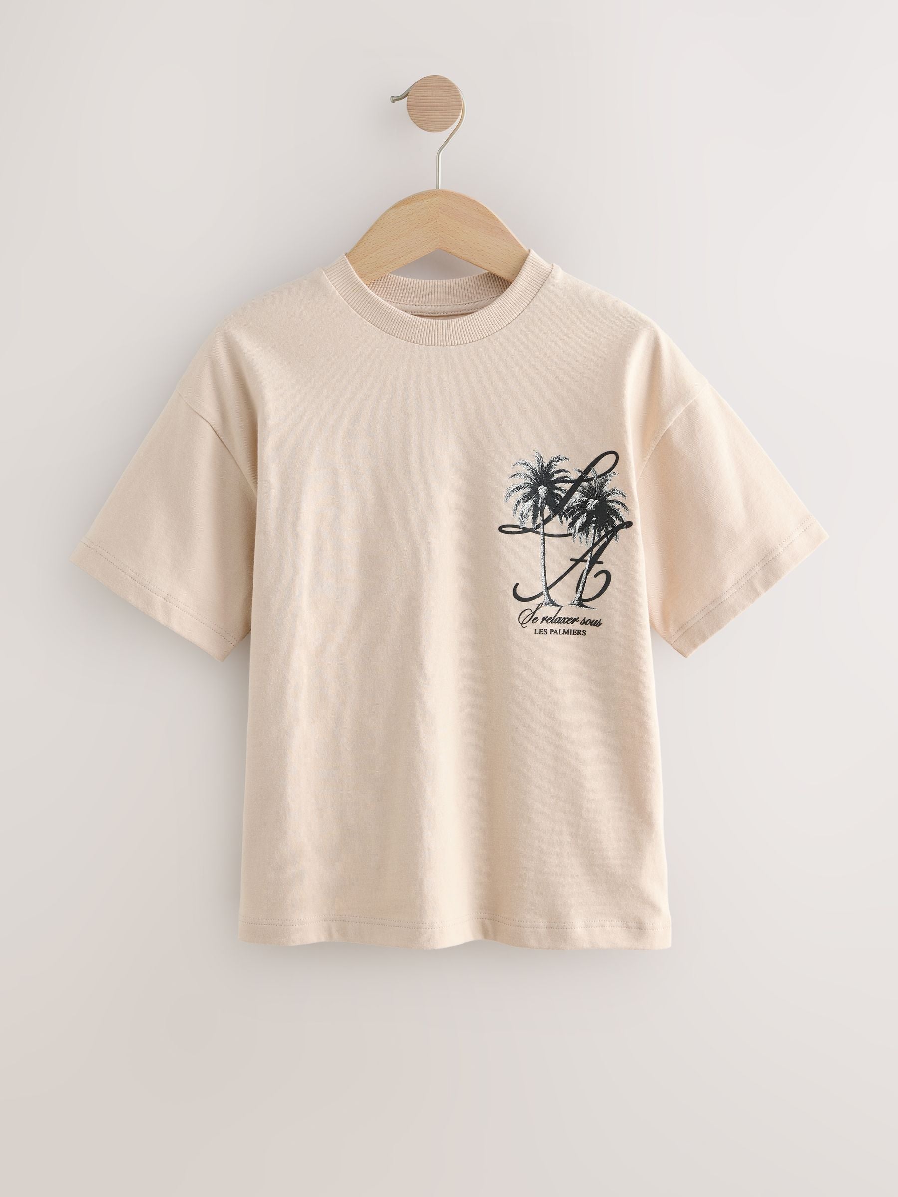 Dsiney Kidz - Stone Palm Back Print Short Sleeve Graphic T-Shirt (3-16yrs) image 5