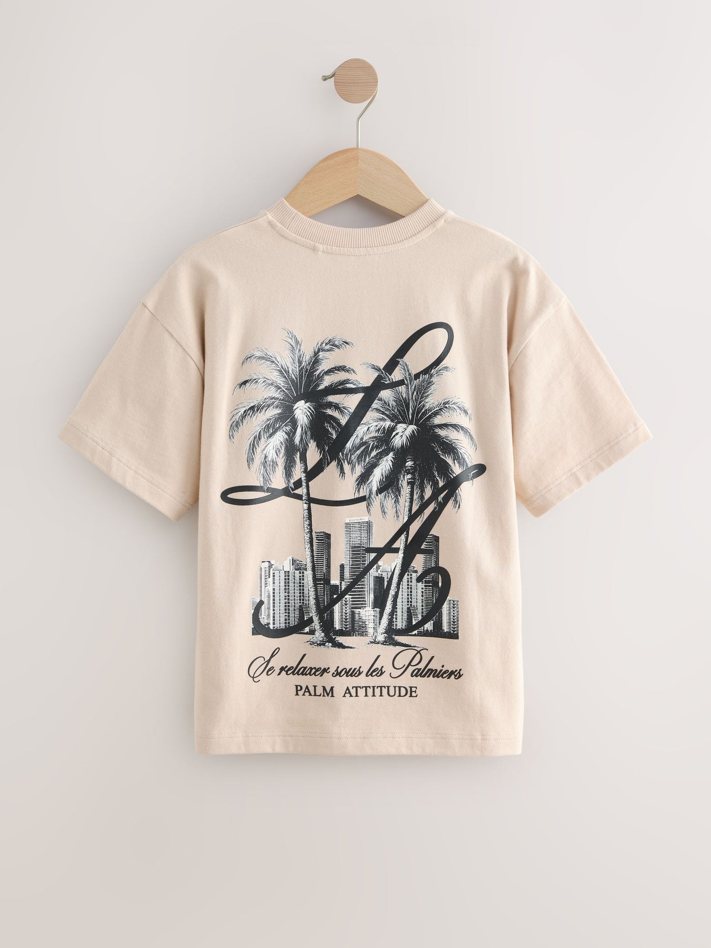 Dsiney Kidz - Stone Palm Back Print Short Sleeve Graphic T-Shirt (3-16yrs) image 6