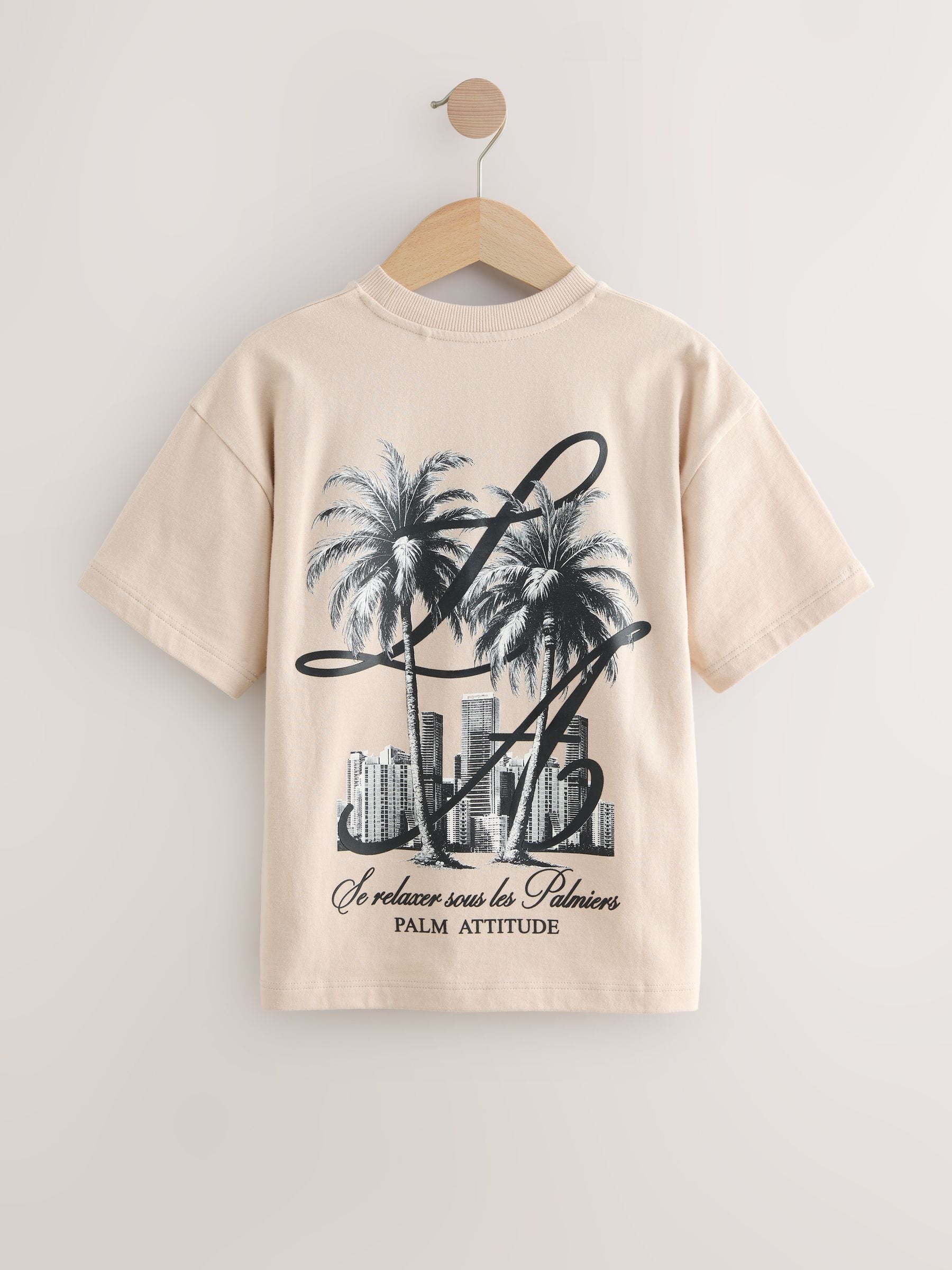Dsiney Kidz - Stone Palm Back Print Short Sleeve Graphic T-Shirt (3-16yrs) image 6