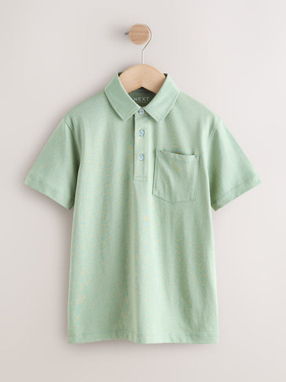 Dsiney Kidz - Light Green Short Sleeve Jersey Polo Shirt (3-16yrs) image 1