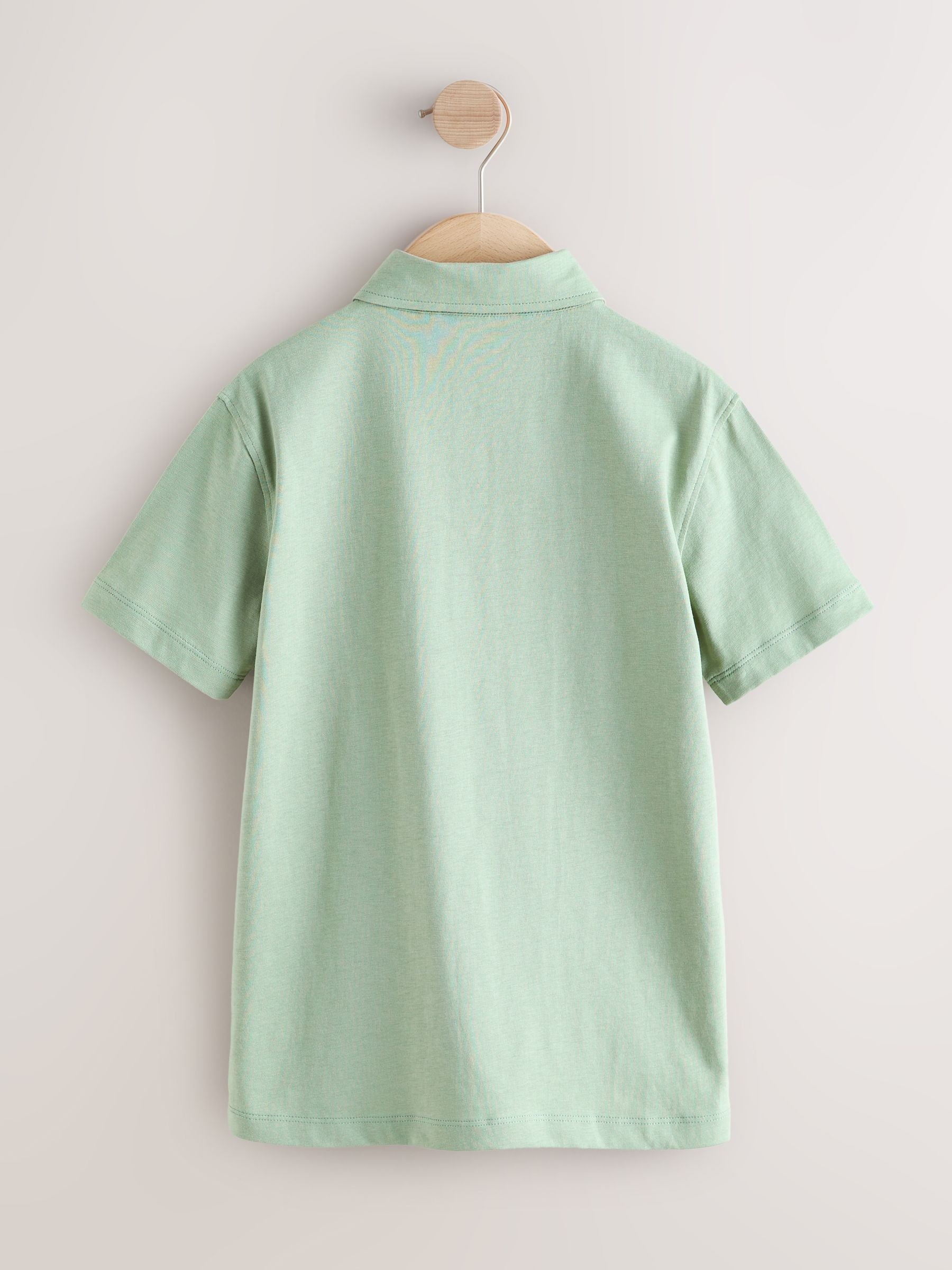 Dsiney Kidz - Light Green Short Sleeve Jersey Polo Shirt (3-16yrs) image 2