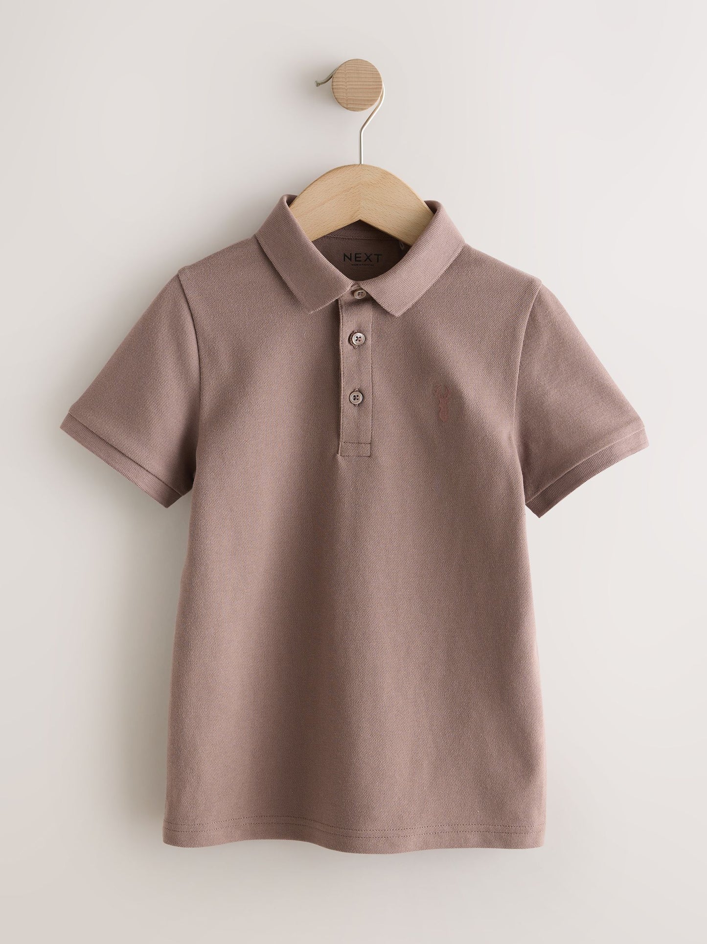 Dsiney Kidz - Blue/Mink/Cement Short Sleeve Polo Shirts 3 Pack (3-16yrs) image 2