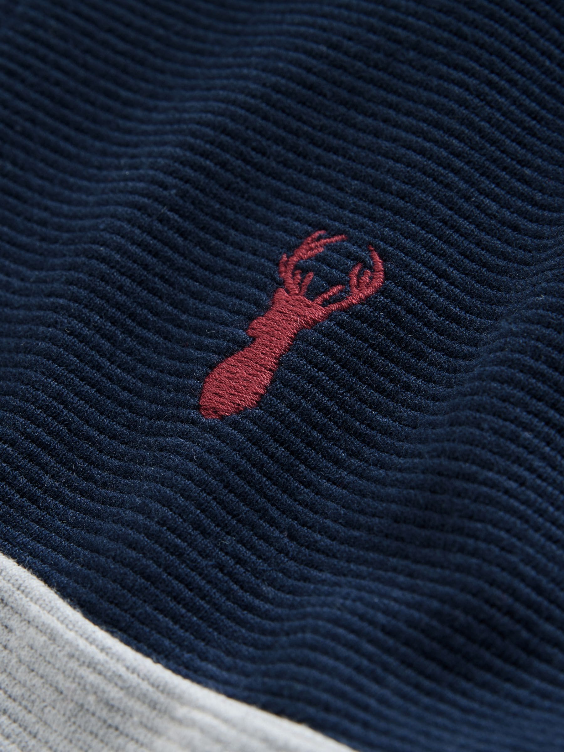 Dsiney Kidz - Navy Blue/Ecru Textured Colourblock Polo Shirt (3-16yrs) image 4