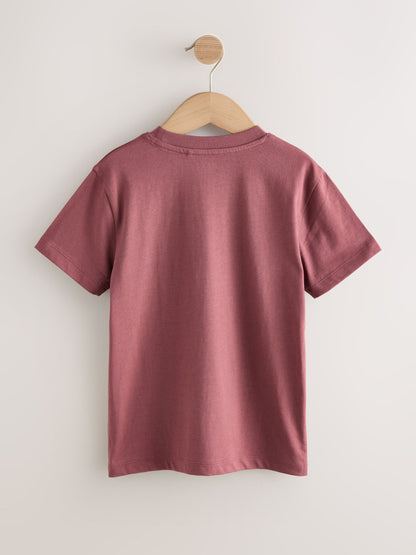 Dsiney Kidz - Berry Red Regular Fit Short Sleeve T-Shirt (3-16yrs) image 2