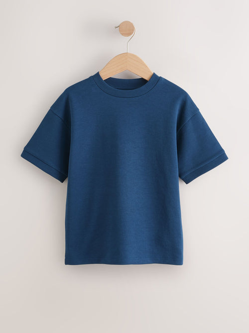 Dsiney Kidz - Navy Blue Relaxed Fit Heavyweight T-Shirt (3-16yrs) image 1