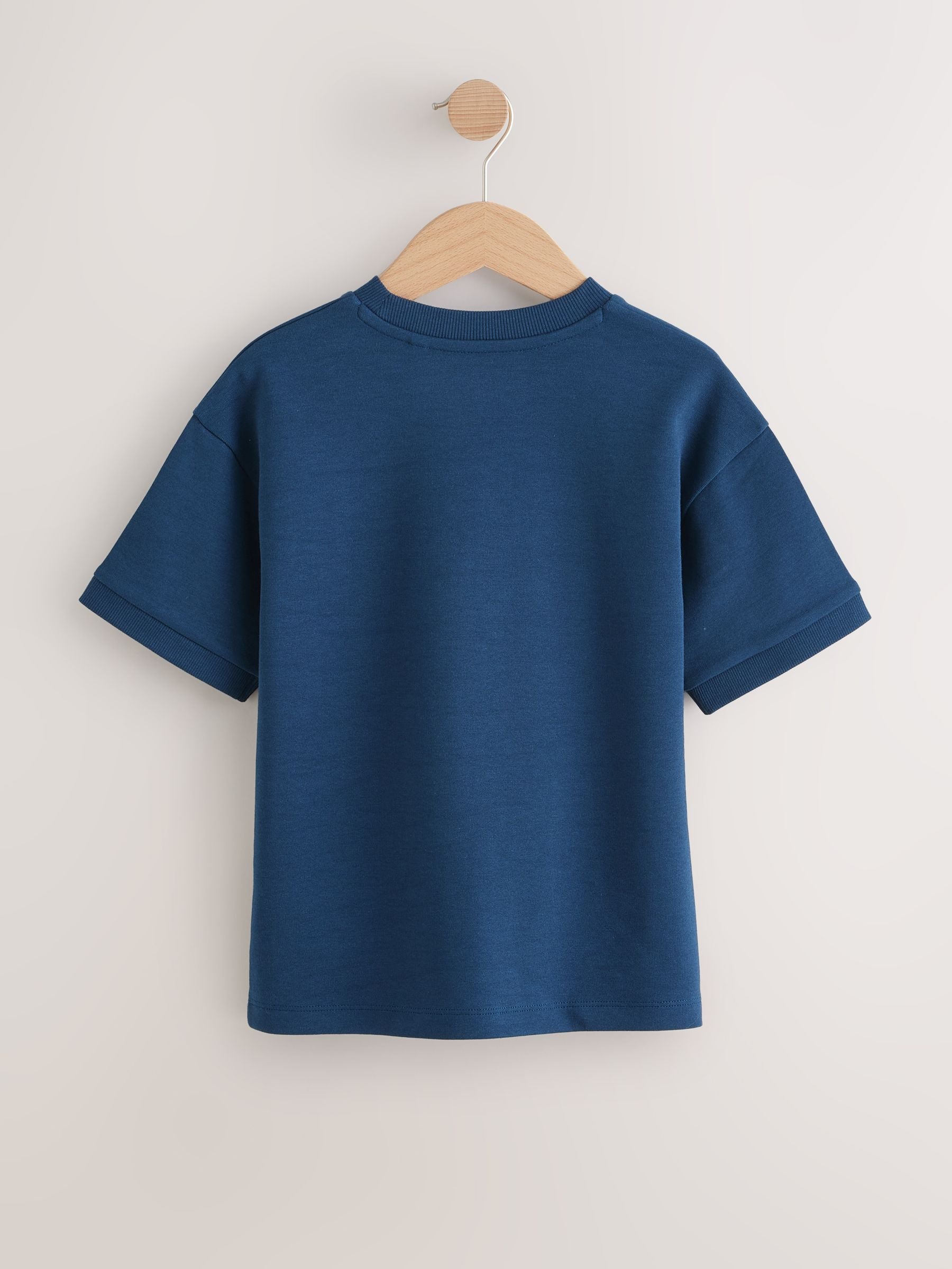 Dsiney Kidz - Navy Blue Relaxed Fit Heavyweight T-Shirt (3-16yrs) image 2