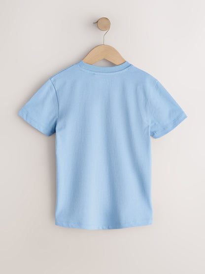 Dsiney Kidz - Light Blue Regular Fit Short Sleeve T-Shirt (3-16yrs) image 2