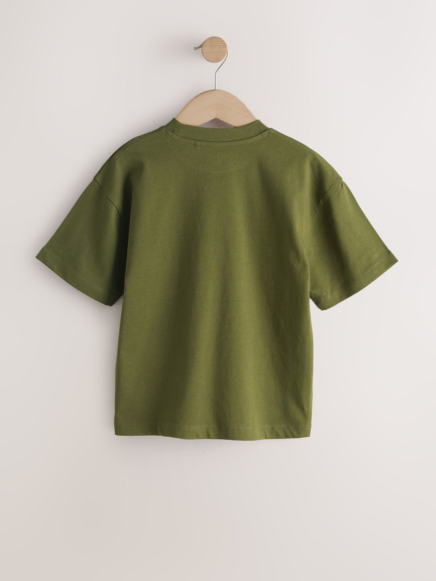 Dsiney Kidz - Dark Khaki Green Oversized Fit Short Sleeve T-Shirt (3-16yrs) image 5