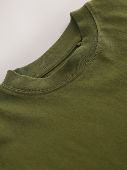 Dsiney Kidz - Dark Khaki Green Oversized Fit Short Sleeve T-Shirt (3-16yrs) image 6