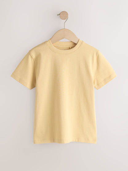 Dsiney Kidz - Soft Yellow Regular Fit Short Sleeve T-Shirt (3-16yrs) image 1